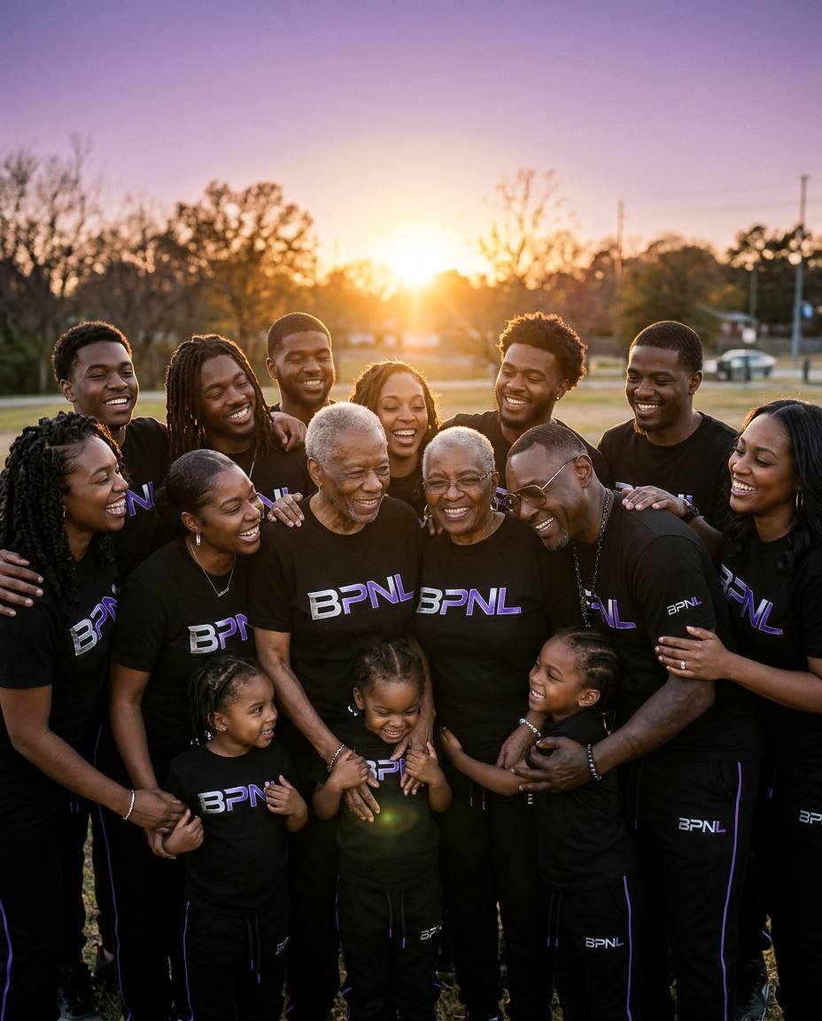 The BPNL family together at golden hour